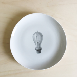 Kunstbord retro lamp