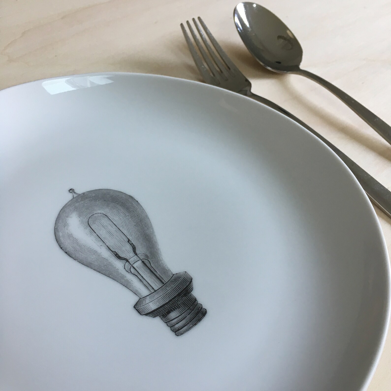 Kunstbord retro lamp - Afbeelding 4